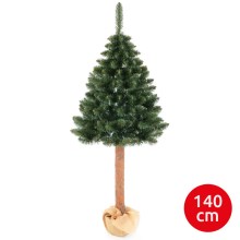 Christmas tree WOOD TRUNK 140 cm pine