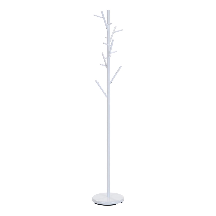 Coat rack 176x30 cm white