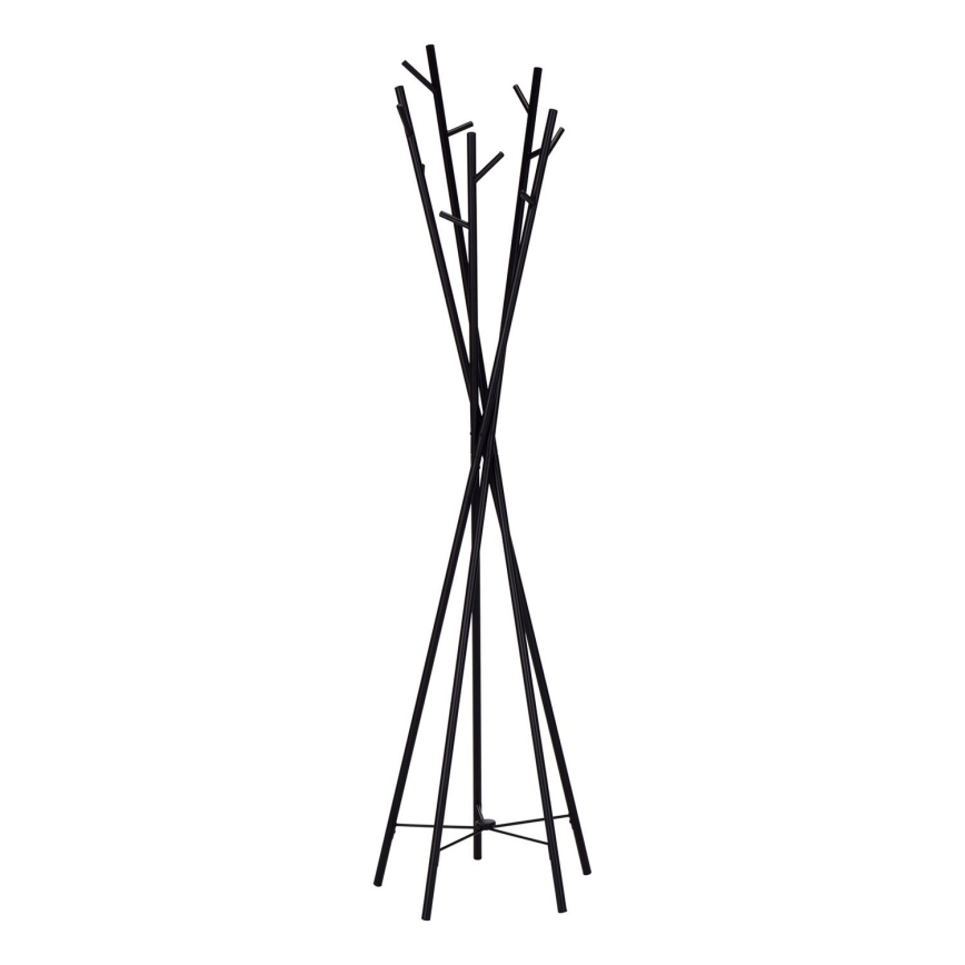 Coat rack 180x50 cm black