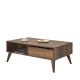 Coffee table 42x110 cm brown