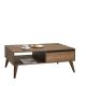 Coffee table 42x110 cm brown