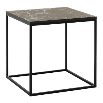 Coffee table 52x50 cm black