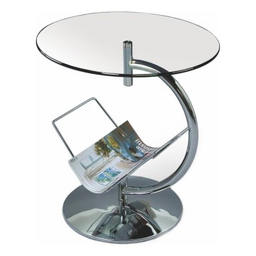 Coffee table ALMA 50x45 cm chrome