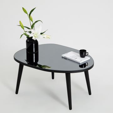 Coffee table GUSTO 38x75 cm black