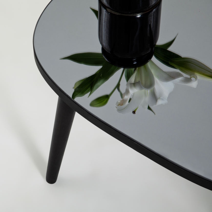 Coffee table GUSTO 38x75 cm black