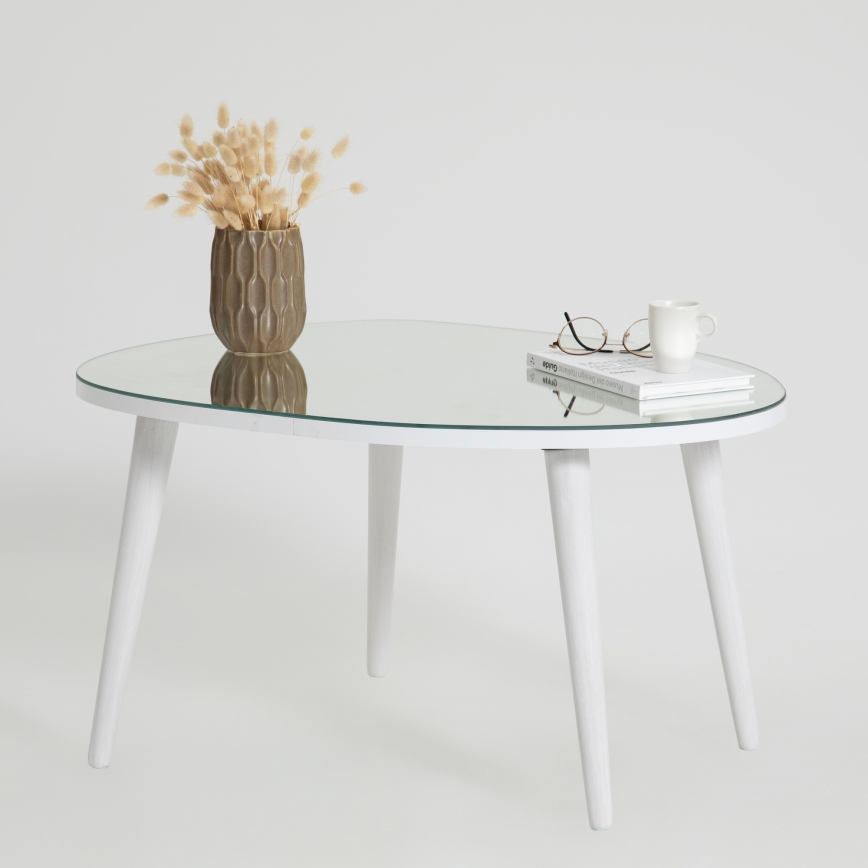 Coffee table GUSTO 38x75 cm white