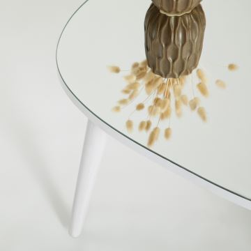 Coffee table GUSTO 38x75 cm white