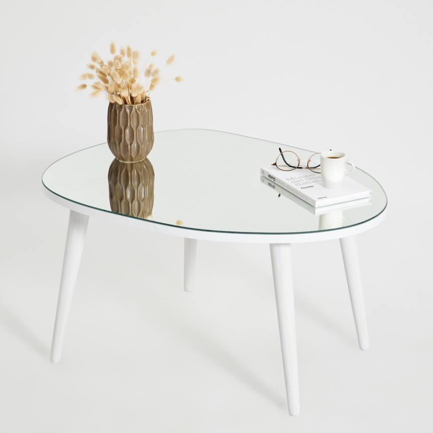 Coffee table GUSTO 38x75 cm white