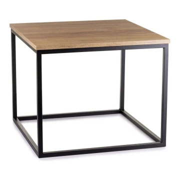 Coffee table KVADRATO 50x61 cm black