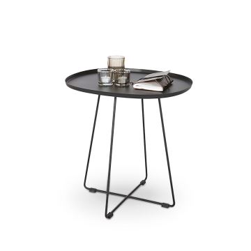 Coffee table TINA 51x42 cm black