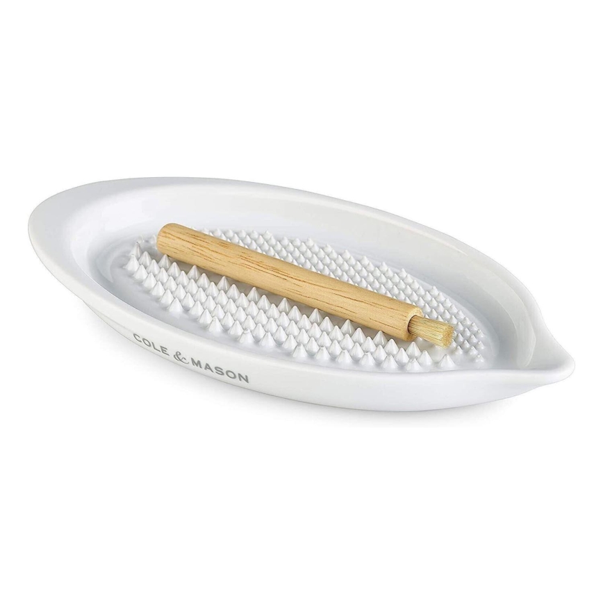 Cole&Mason - Ceramic grater with a wooden brush