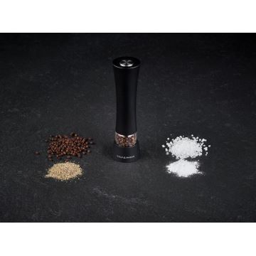 Cole&Mason - Electric grinder for salt or pepper BURFORD 4xAAA 18 cm black