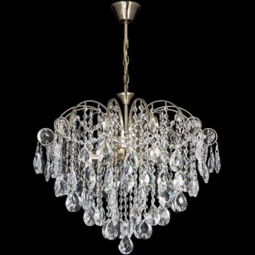 Crystal chandelier on a chain 6xE27/60W/230V