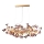 Crystal chandelier on a string 13xG9/40W/230V colorful