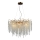 Crystal chandelier on a string 13xG9/40W/230V gold