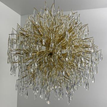 Crystal chandelier on a string 24xG9/40W/230V gold