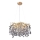 Crystal chandelier on a string 9xG9/40W/230V gold