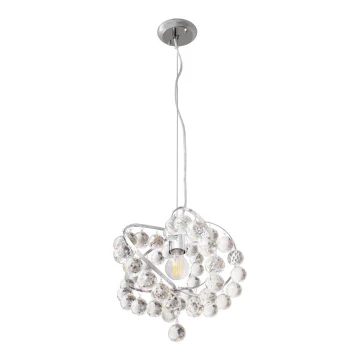 Crystal chandelier on a string VIOLETA 1xE27/60W/230V