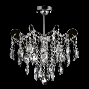 Crystal pendant chandelier 4xE27/60W/230V