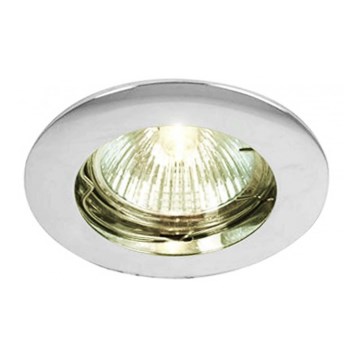 Deko-Light 120018 - Recessed light RUND 1xGU5,3-MR16/35W/12V shiny chrome