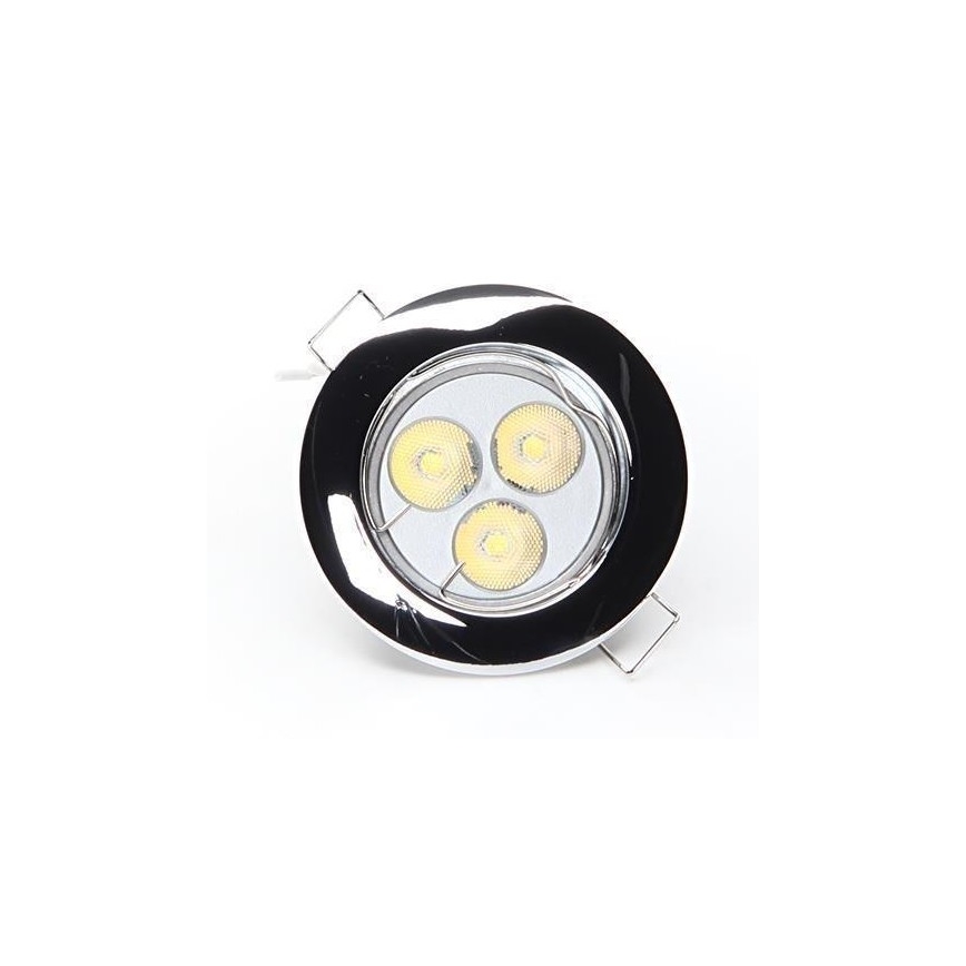 Deko-Light 120018 - Recessed light RUND 1xGU5,3-MR16/35W/12V shiny chrome