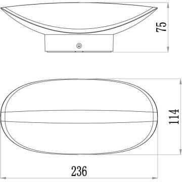 Deko-Light 731078 - LED Outdoor wall light AVIOR LED/12,7W/230V IP54 anthracite