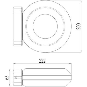 Deko-Light 731081 - LED Outdoor wall light MUSCAE LED/13W/230V IP54 anthracite