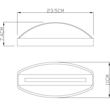 Deko-Light 731093 - LED Outdoor wall light ERIDANI LED/13W/230V IP44 anthracite