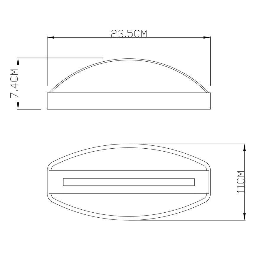 Deko-Light 731093 - LED Outdoor wall light ERIDANI LED/13W/230V IP44 anthracite