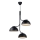 DFTP by Nordlux - Chandelier on a string TULLIO 3xE14/25W/230V black