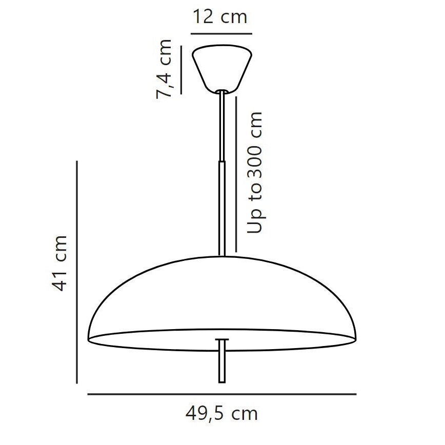 DFTP by Nordlux - Chandelier on a string VERSALE 2xE27/15W/230V white