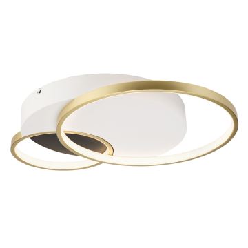 Dimmable ceiling light BENITO LED/31W/230V 3000-6500K white/gold