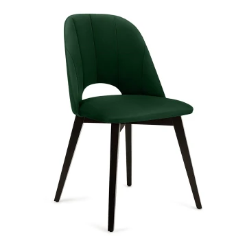 Dining chair BOVIO 86x48 cm dark green/beech