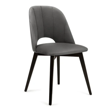 Dining chair BOVIO 86x48 cm grey/beech