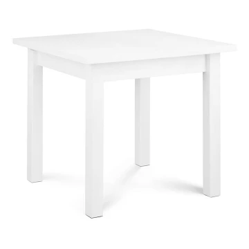 Dining table HOSPE 78x80 cm beech/white