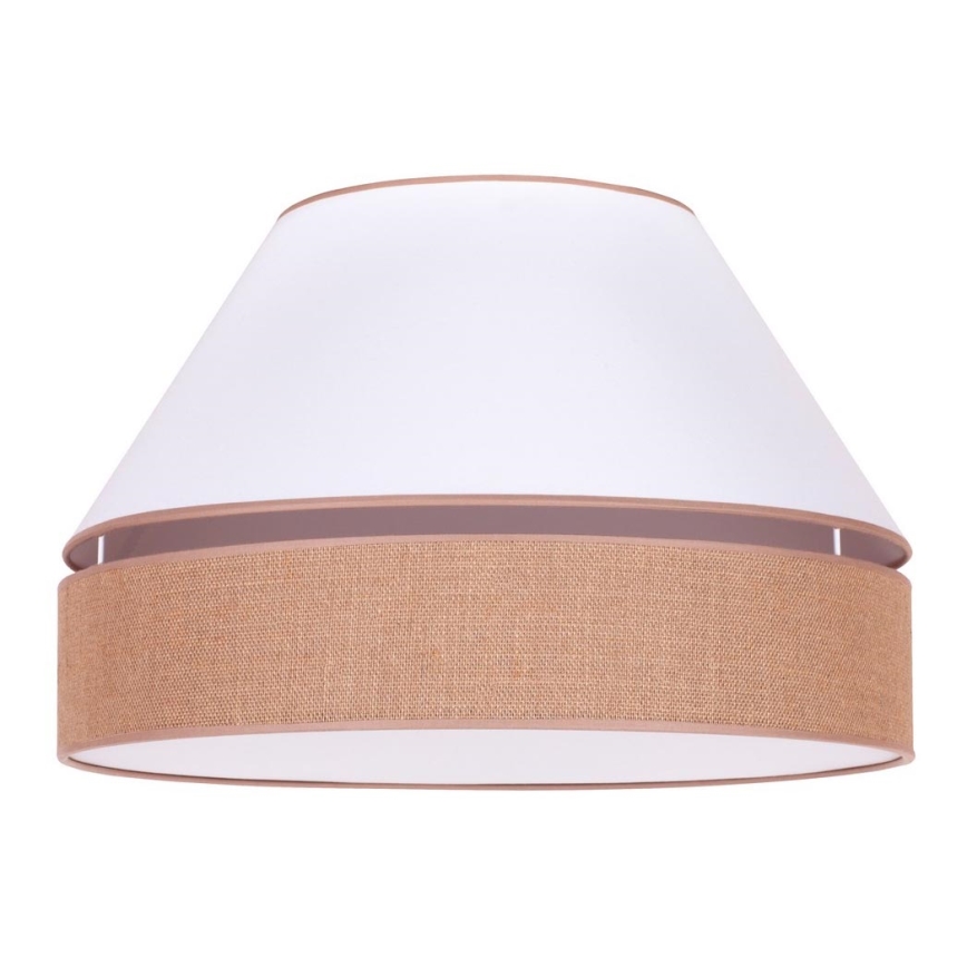 Duolla - Ceiling light AVIGNON 1xE27/15W/230V d. 50 cm white/brown