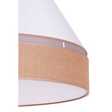 Duolla - Ceiling light AVIGNON 1xE27/15W/230V d. 50 cm white/brown