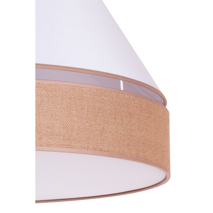 Duolla - Ceiling light AVIGNON 1xE27/15W/230V d. 50 cm white/brown