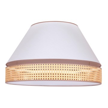 Duolla - Ceiling light AVIGNON 3xE27/15W/230V d. 60 cm white/rattan