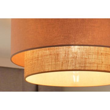 Duolla - Ceiling light BOHO 1xE27/15W/230V d. 45 cm beige/brown