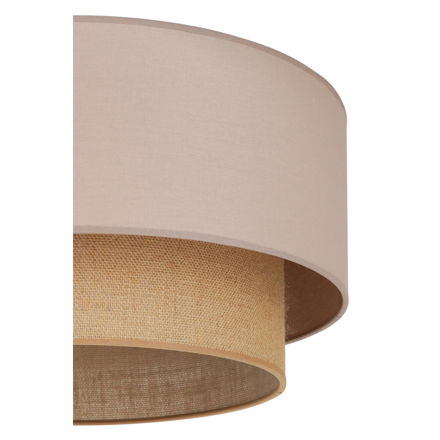 Duolla - Ceiling light BOHO 1xE27/15W/230V d. 45 cm beige/brown