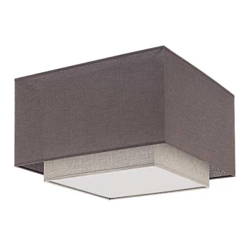 Duolla - Ceiling light FORTE 3xE27/40W/230V grey