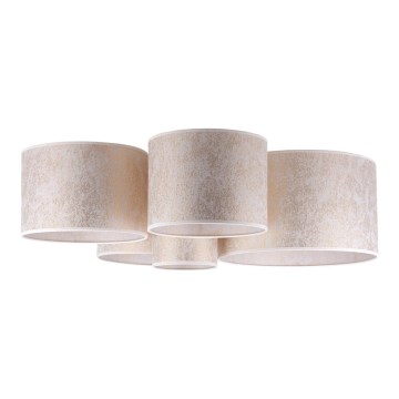 Duolla - Ceiling light ROLLER PENTO 5xE27/60W/230V gold