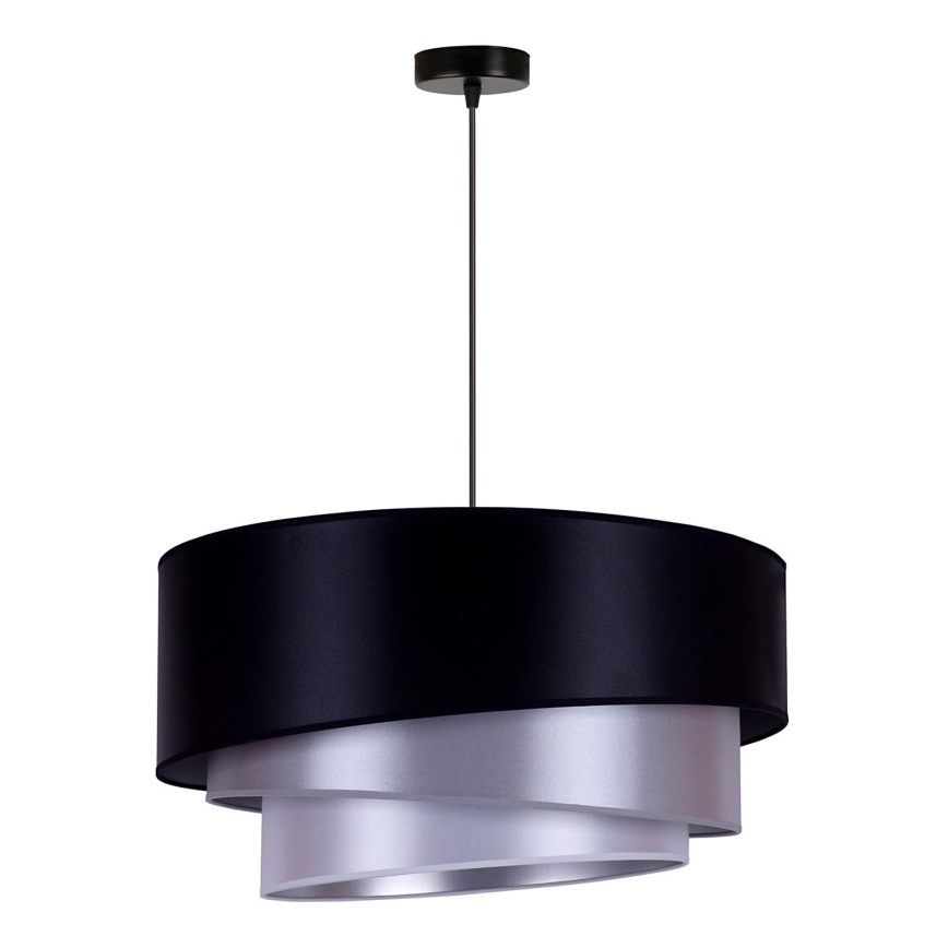 Duolla - Ceiling light TRIO 1xE27/15W/230V d. 60 cm blue/silver