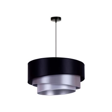 Duolla - Ceiling light TRIO 1xE27/15W/230V d. 60 cm blue/silver