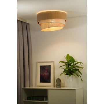 Duolla - Ceiling light YUTE TRIO 1xE27/15W/230V d. 45 cm brown/grey/beige