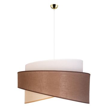 Duolla - Chandelier on a string BROOKLYN 1xE27/40W/230V brown/beige/white