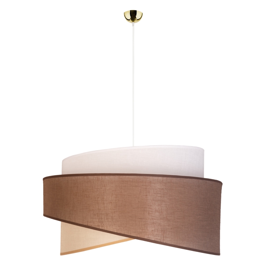 Duolla - Chandelier on a string BROOKLYN 1xE27/40W/230V brown/beige/white