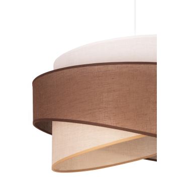 Duolla - Chandelier on a string BROOKLYN 1xE27/40W/230V brown/beige/white