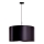 Duolla - Chandelier on a string CANNES 1xE27/15W/230V d. 45 cm black/silver